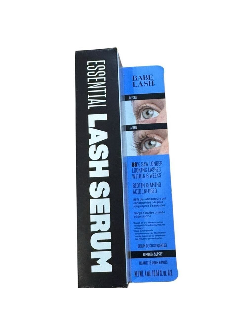 Babe Lash - Essential Lash Serum - 6 MONTH SUPPLY NIB - $89 Retail